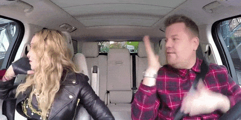 Madonna Twerks in Carpool Karaoke Video