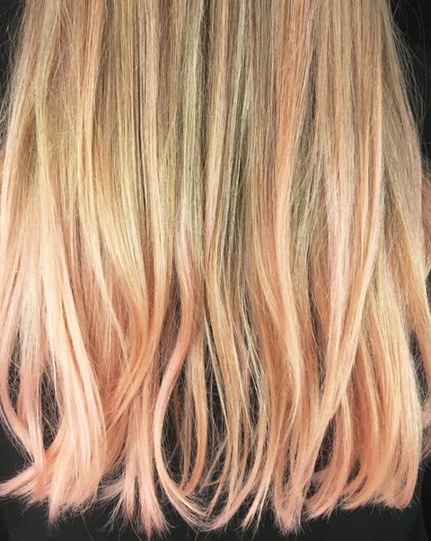 Blorange Hair Color Trend Blonde Orange Dye Job