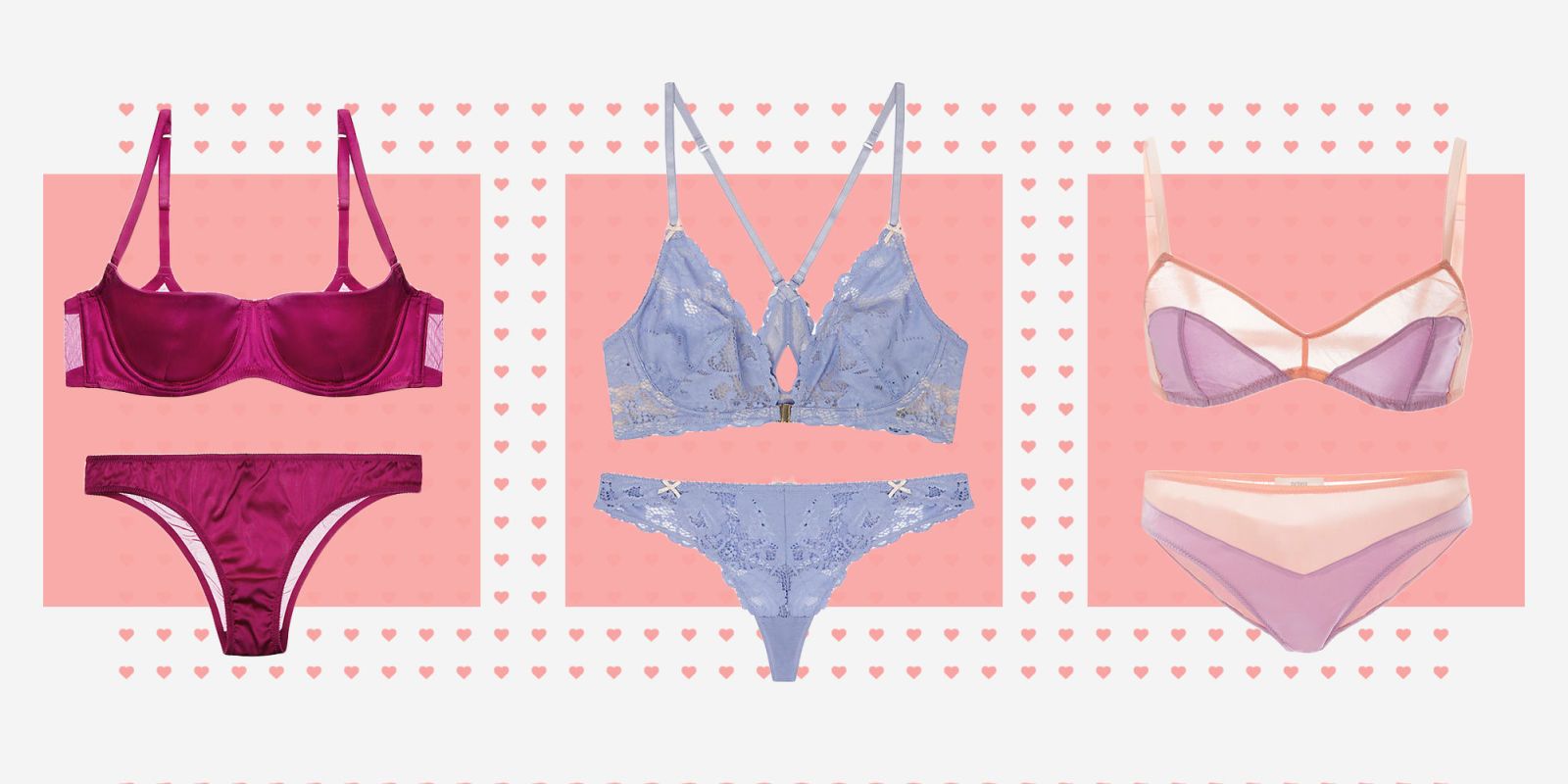 valentine bra sets