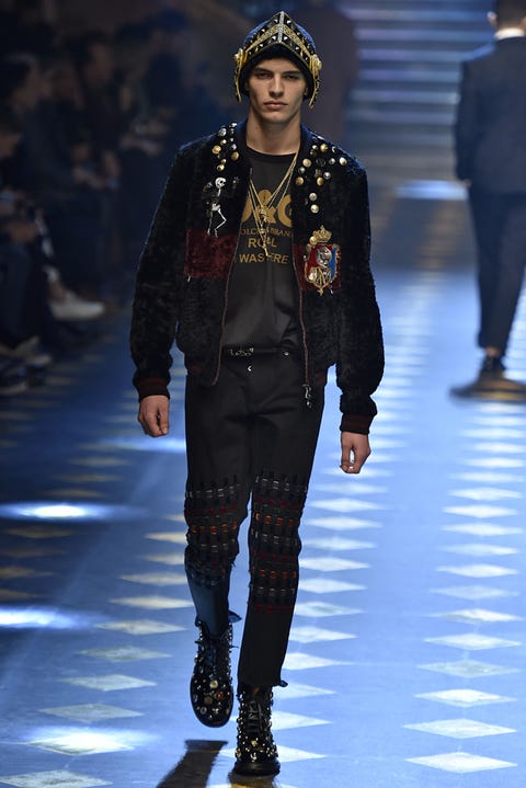 All the Looks from Dolce & Gabbana Fall 2017 Men's Show - Dolce ...