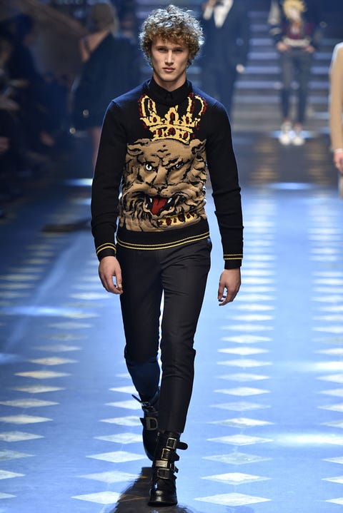 All the Looks from Dolce & Gabbana Fall 2017 Men's Show - Dolce ...