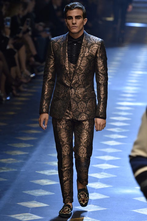 All the Looks from Dolce & Gabbana Fall 2017 Men's Show - Dolce ...