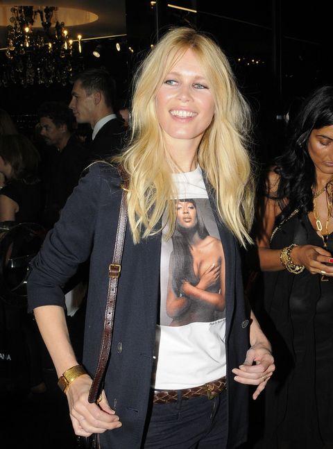 Celebrities Wearing Photos of Other Celebrities - Celebrity Meta T-Shirts