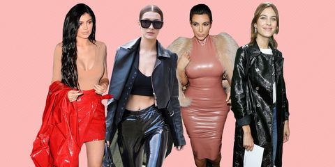 Celebrities Wearing Vinyl Trend - How to Wear Vinyl Patent Leather Outfits