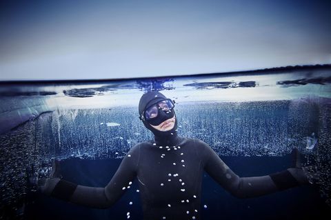 Johanna Nordblad Free Diver Under Ice Record Holder