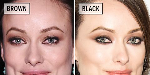 Celebrities Wearing Black Versus Brown Eyeliner - Why You Should Wear ...