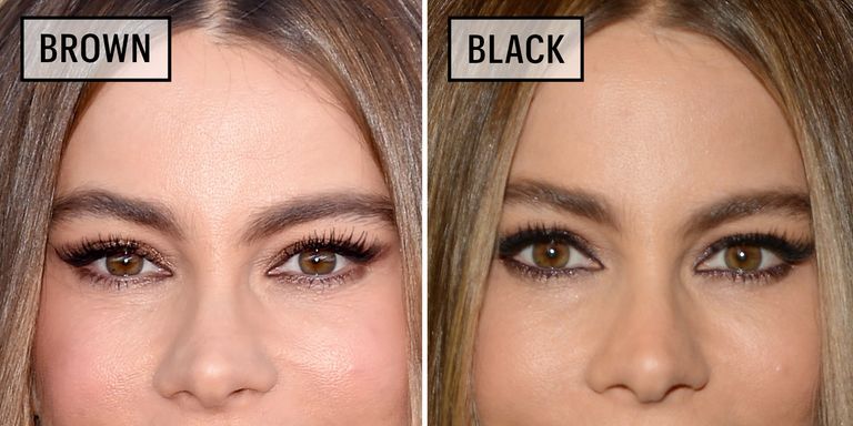 Celebrities Wearing Black Versus Brown Eyeliner Why You Should Wear Brown Eyeliner 