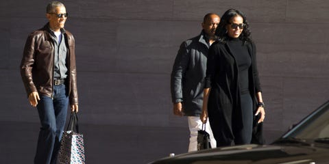 Drop Everything and Look at Barack Obama Sporting a Leather Jacket Like a Boss