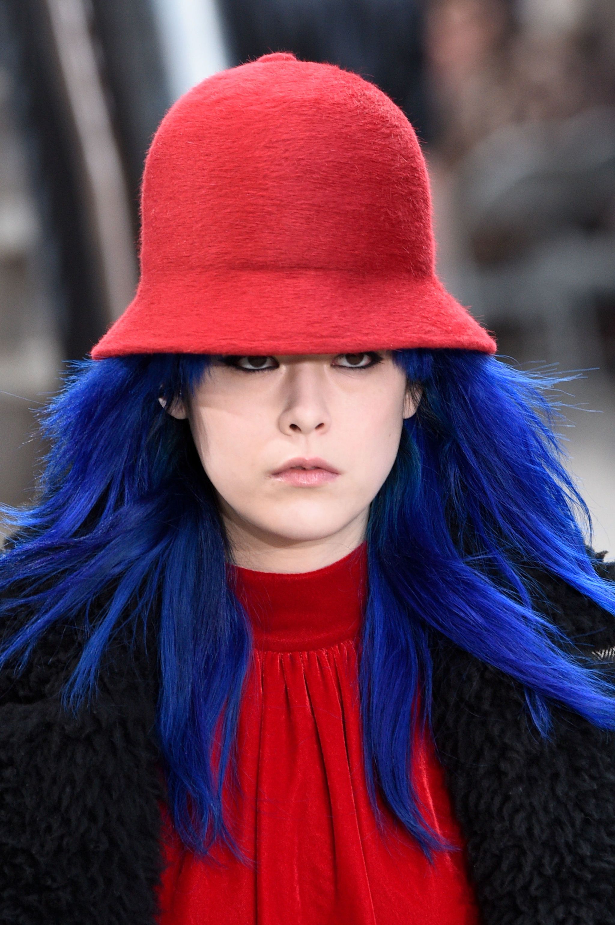 smurf with red hair