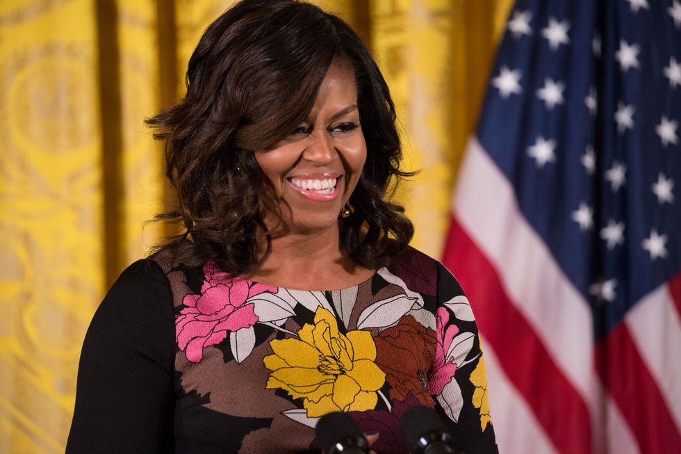 Michelle Obama Wears Hair Natural - Michelle Obama Natural Hair