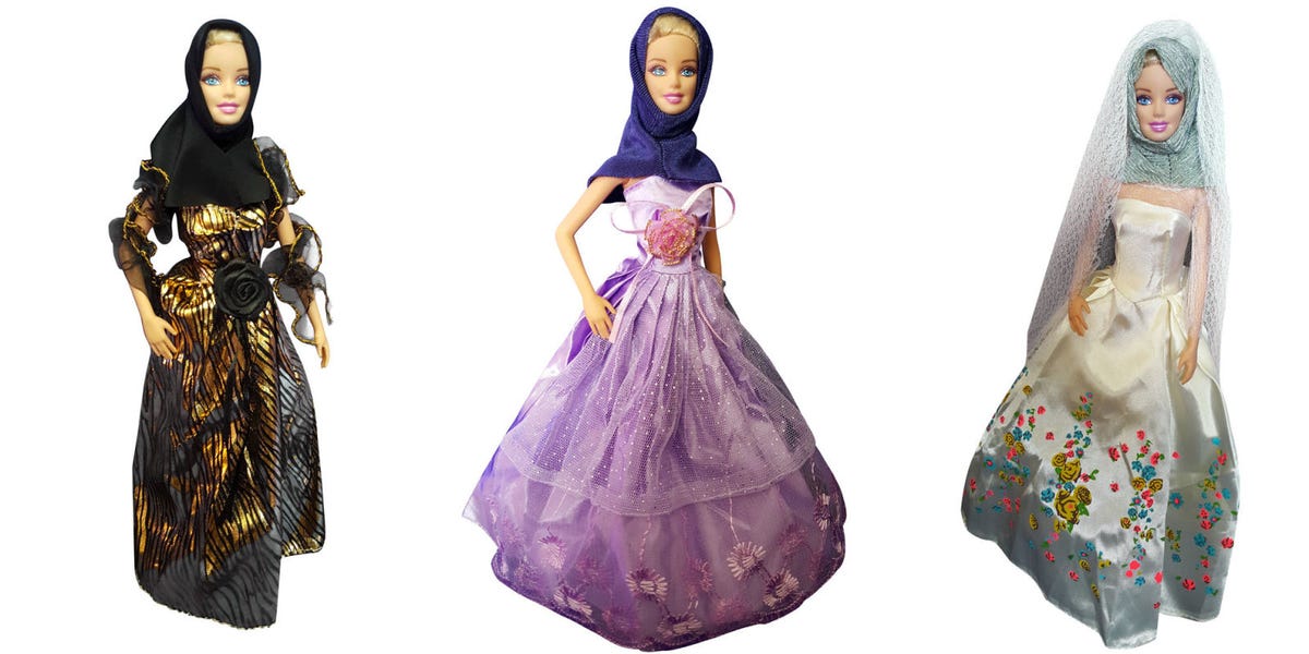 barbie frocks with hijab