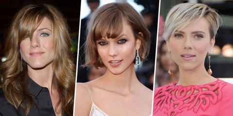 26 celebrity side bangs styles of 2017 perfect for hair flipping