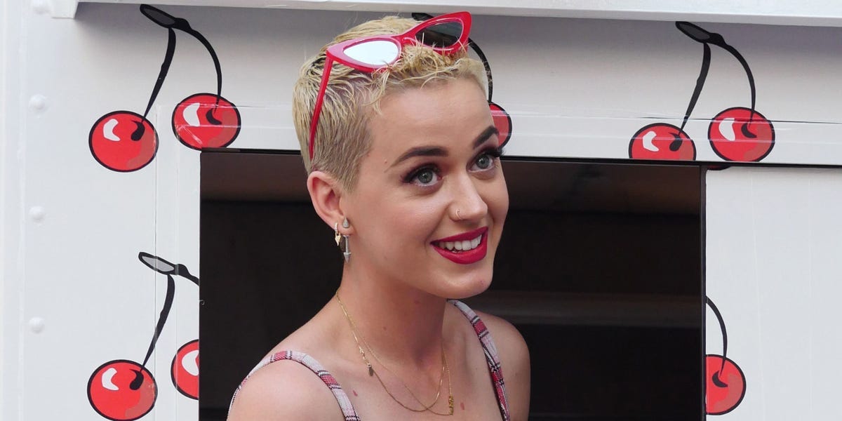 Katy Perry Promoted Her New Single With Cherry Pie in New York