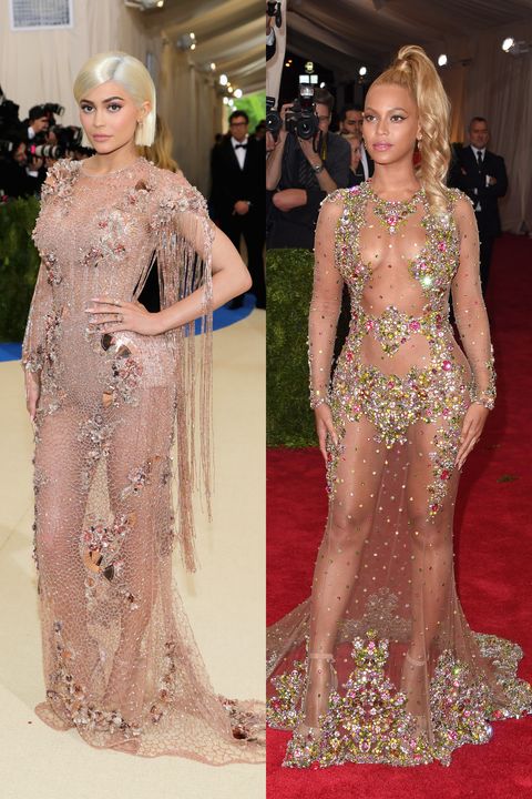 Kylie Jenner S Met Gala 17 Dress Looks A Lot Like Beyonce S