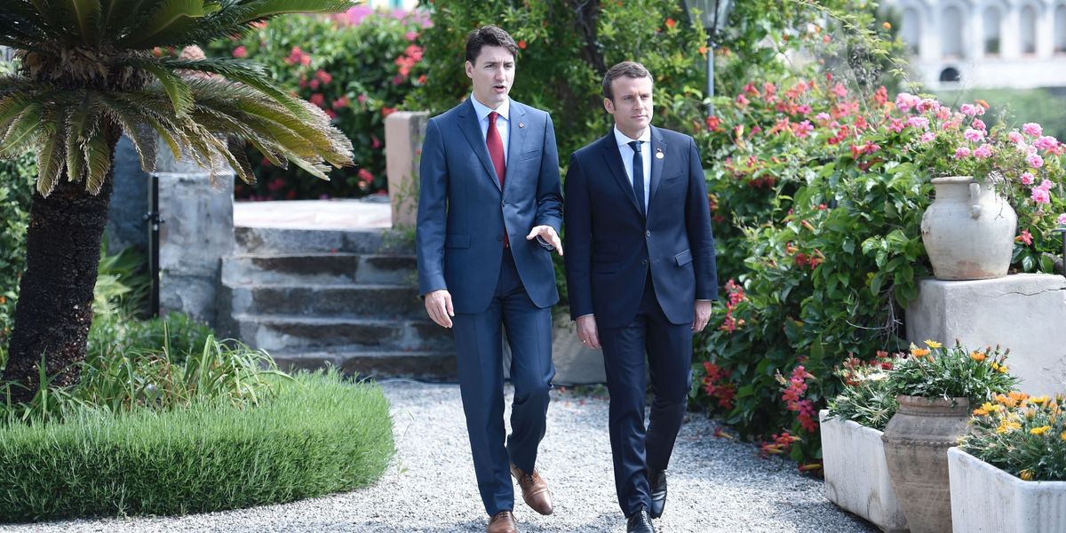 Best Justin Trudeau Meets Macron Tweets - Twitter Reacts 