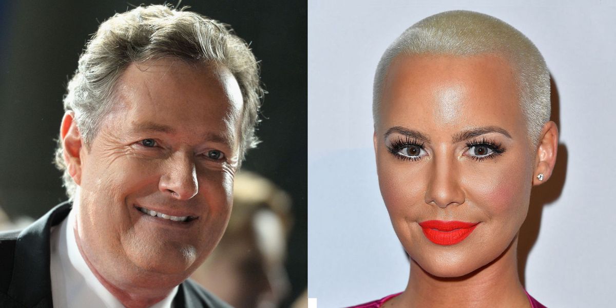 Piers Morgan Trolls Amber Rose Nude Pic Piers Morgan Amber Rose