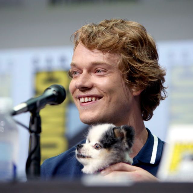 Alfie Allen's Puppy Game of Thrones Comic-Con