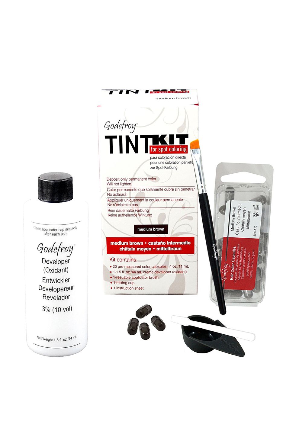 <p>Though this tint is lacking in the fancy-packaging department, it makes up for it by being a true, salon-level brow tint&nbsp;that lasts for weeks. Plus, each easy-to-follow kit contains 20 applications, making it shockingly affordable. </p><p><i data-redactor-tag="i">Godefroy Tint Kit, $14.18</i></p><p><strong data-redactor-tag="strong">BUY IT: <a href="https://www.amazon.com/gp/product/B0131FFTMO?">amazon.com</a>.&nbsp;</strong><span data-redactor-tag="span"></span></p>