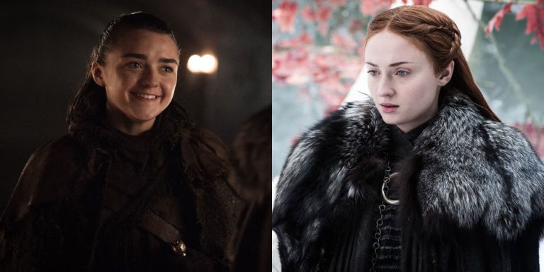 Game Of Thrones Clues In Arya And Sansas Hair Game Of Thrones Arya