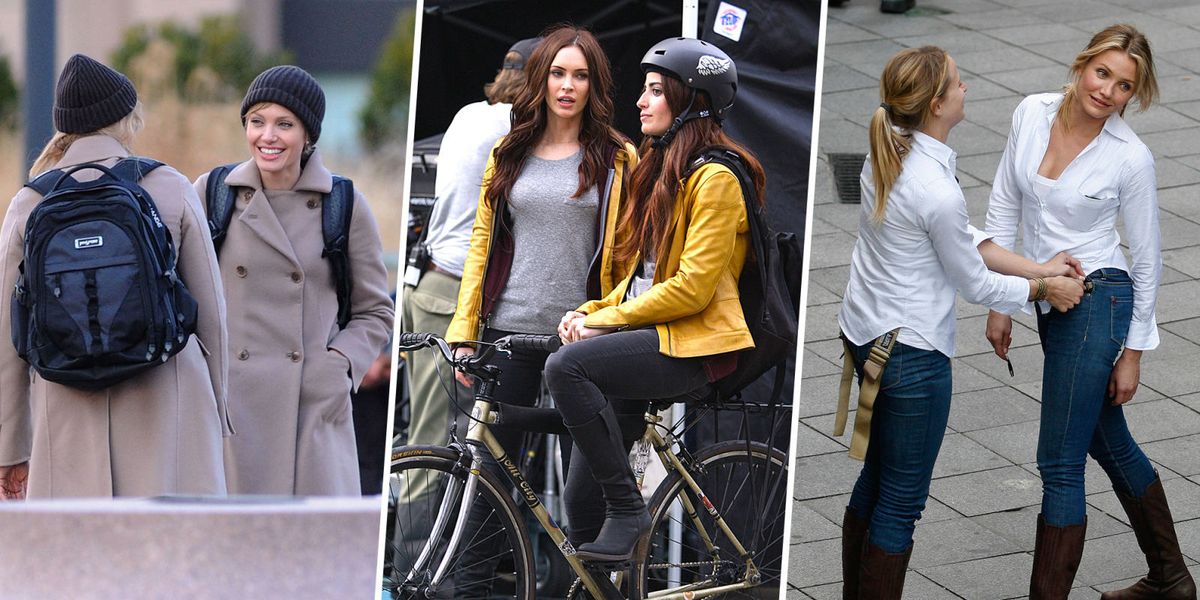 Celebrities with Their Stunt and Body Doubles Photos