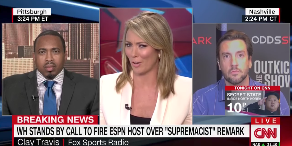 Video Clay Travis Makes Boobs Comment On Brooke Baldwin S Cnn Show