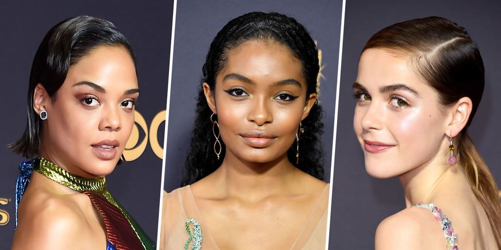 The Best Emmys Hair - Emmys Red Carpet Hair Trend Was Wet-Look