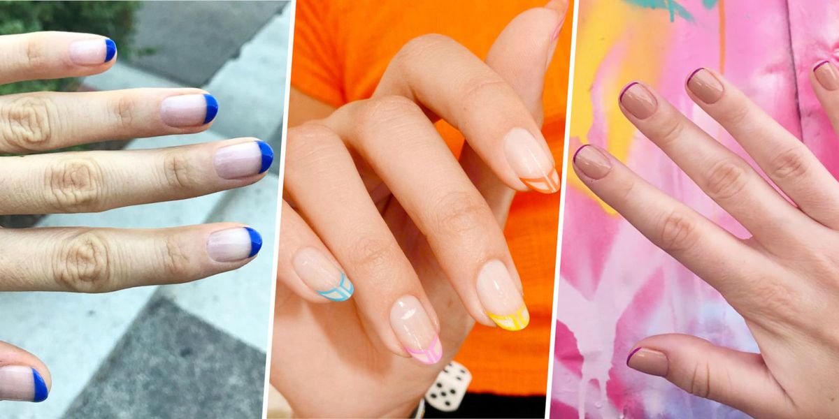 The 13 Prettiest And Modern French Manicure Ideas Unique