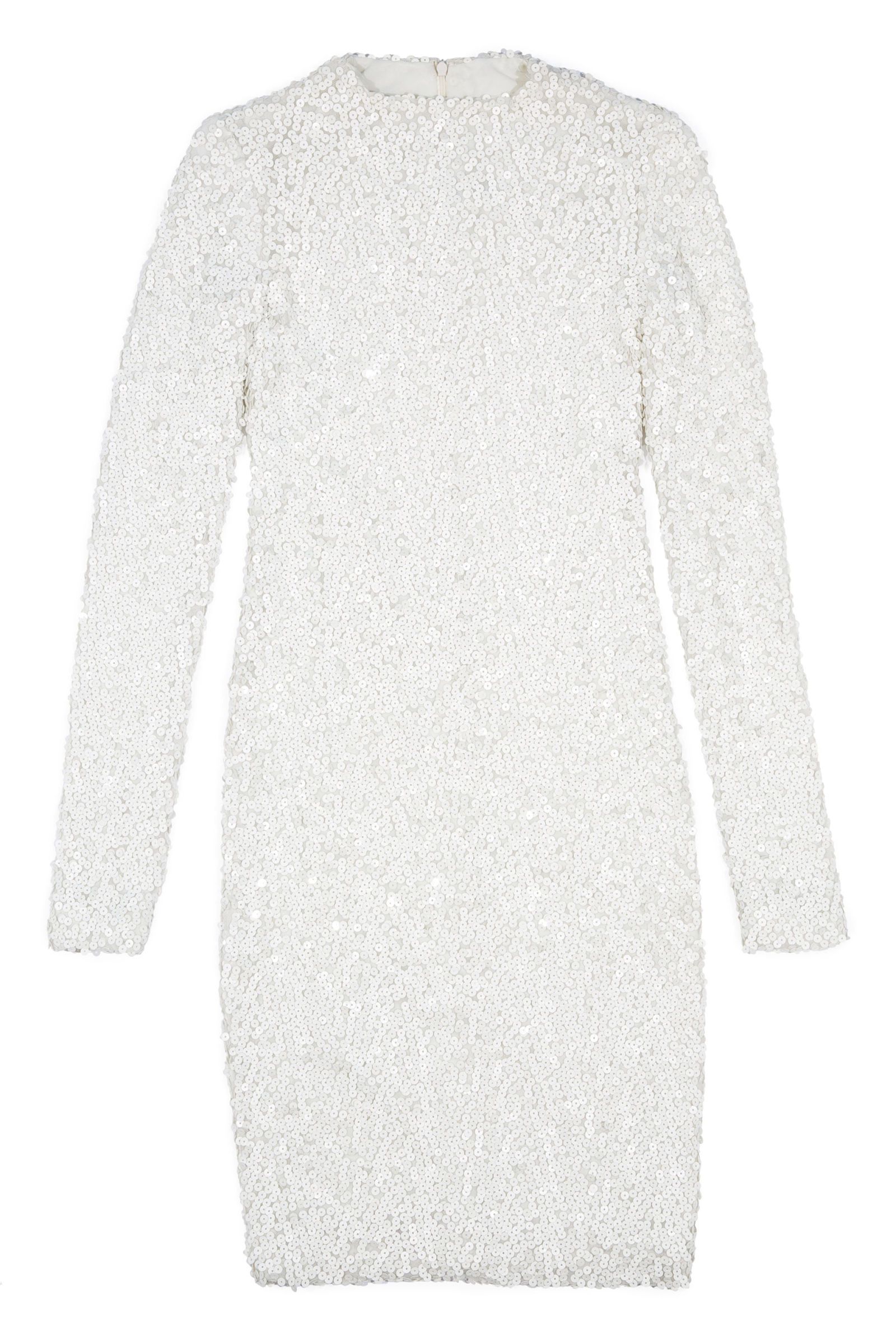 rachel zoe white sequin dress