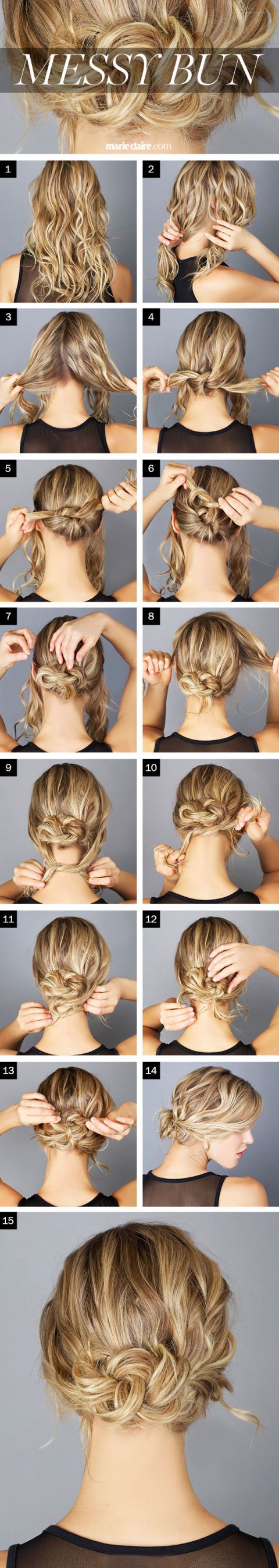 Best Messy Bun Hairstyles Tips How To Do A Messy Bun   54823bf0ae98b   Mcx Messy Bun Infographic 