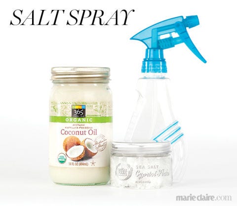 How To Create A Salt Spray For Beach Waves Diy Sea The Beachiest Salt Spray For Incredible Tousled Waves