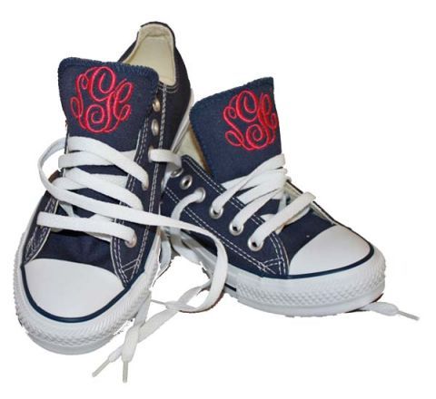 monogram converse shoes