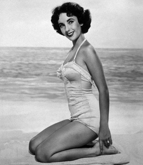 Liz taylor topless