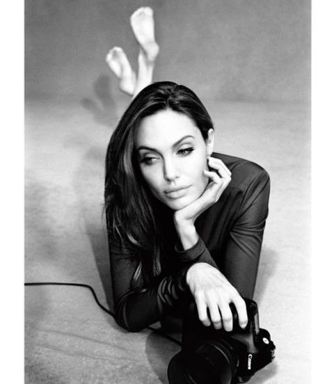 Angelina Jolie Fashion Photos Angelina Jolie Directing Photo Shoot