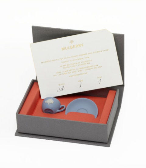 Mulberry S London Fashion Week Invitations Are So Delightfully British