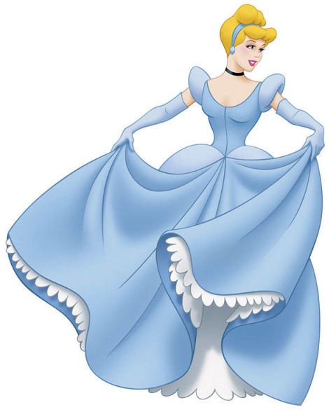 cinderella in blue dress