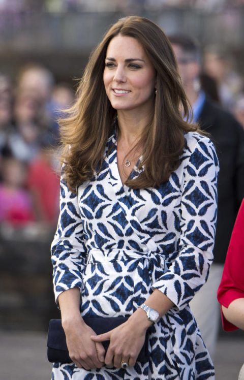 Sorry, You'll Have to Get in Line for Kate Middleton's DVF Wrap Dress