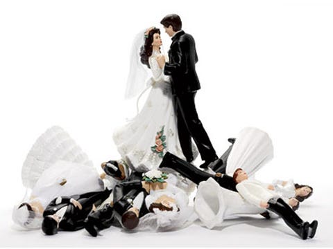 Marriage wedding cake toppers