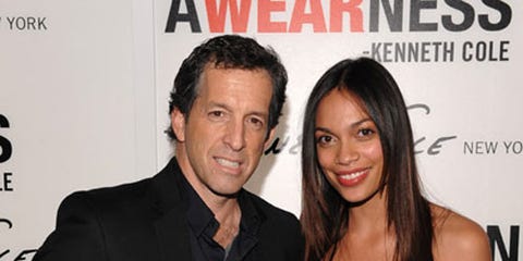 Kenneth Cole and Rosario Dawon Kenneth Cole and Rosario Dawon