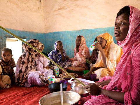 Forcefeeding In Mauritania West Africa Fat Camp