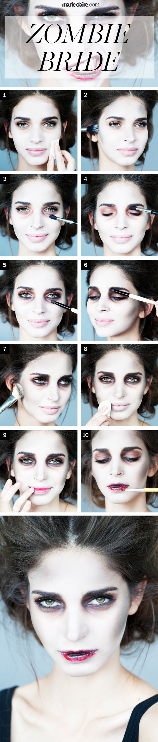 Halloween Makeup How To Zombie Bride