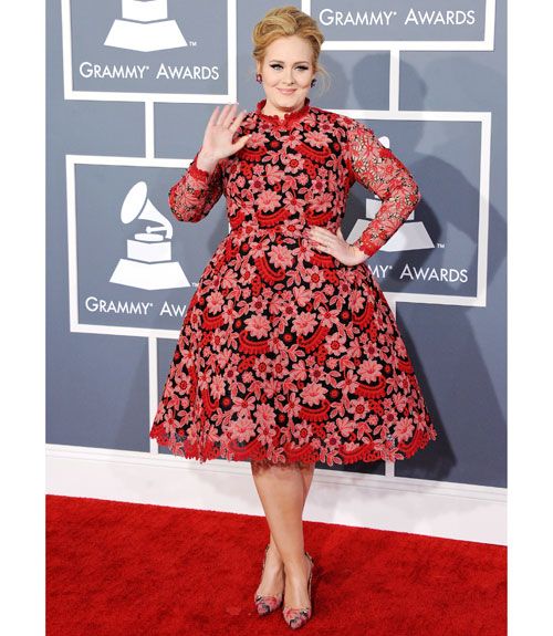 adele red carpet dresses