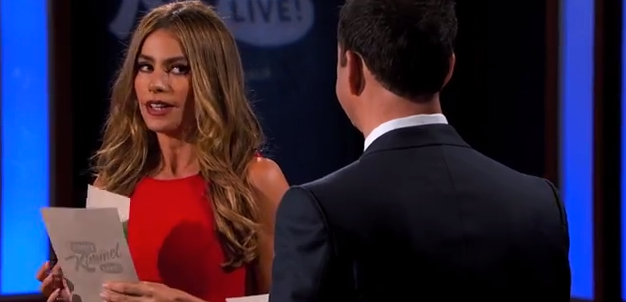 sofia vergara jimmy kimmel read  internet comments