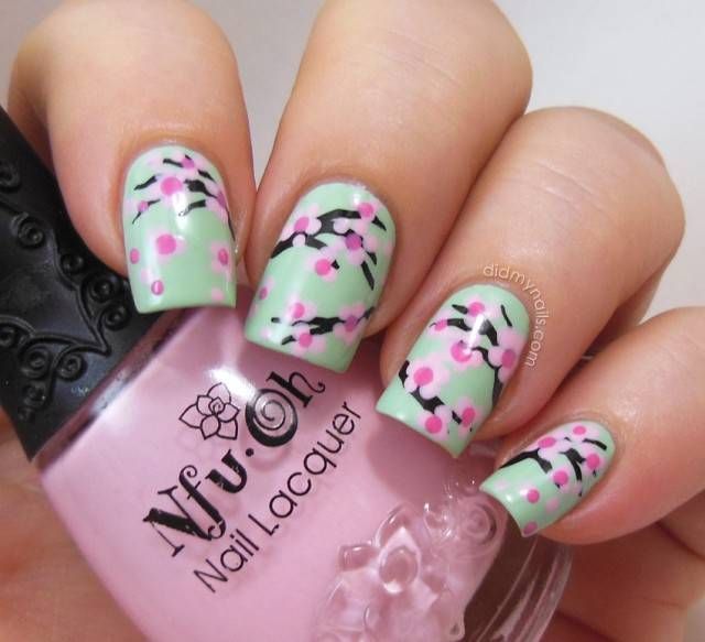 flower nail art