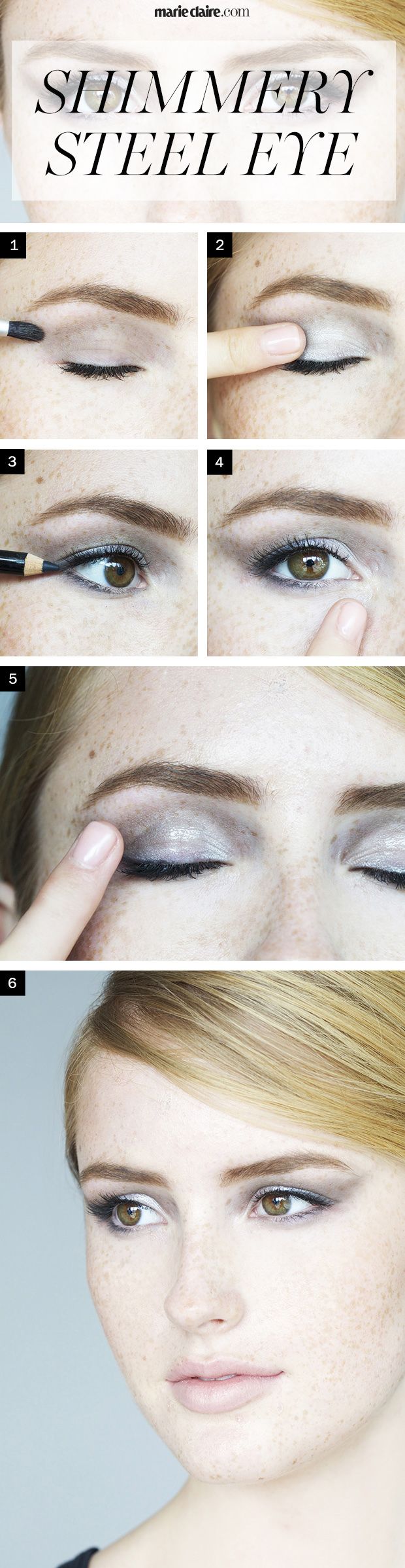 Makeup How To Shimmery Steel Eye