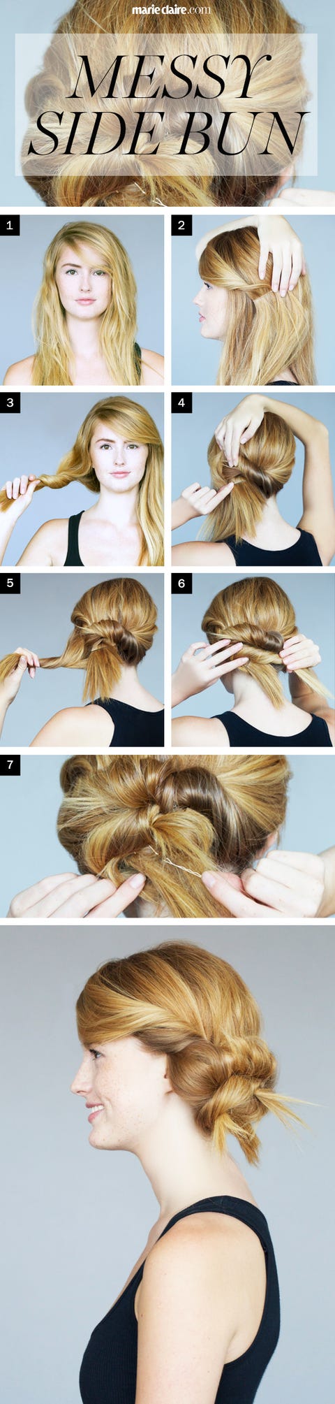 How To Messy Twisted Side Bun How To Do A Twisted Side Bun Updo