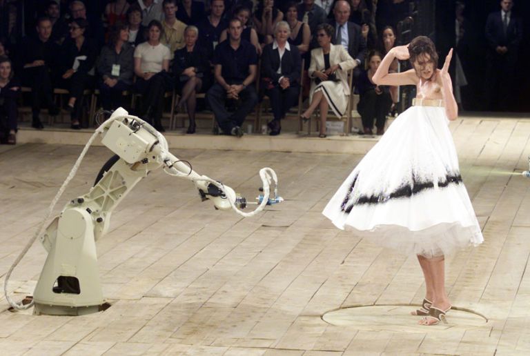 alexander mcqueen robot dress