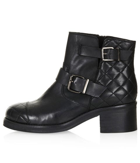 women tan moto boots