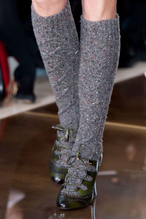 New York Fashion Week F/W 2014 Trend: Socks-Sock trend New York Fashion ...