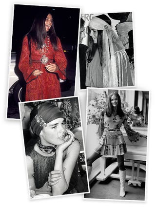 Bohemian Style Icons Hippie Fashion Icons