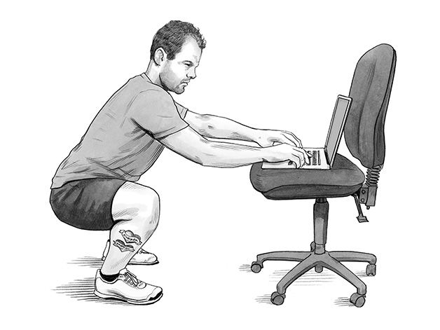 Sitting, Office chair, Furniture, Chair, Leg, Arm, Balance, Gesture, Style, 